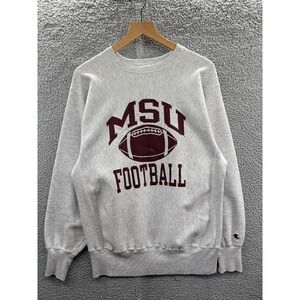 VINTAGE Mississippi State University Sweatshirt Mens XL Champion Reverse Weave